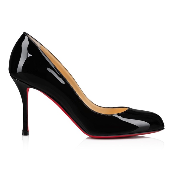 Christian Louboutin Black Patent Calf Leather Dolly Pump - Picture 2 of 14